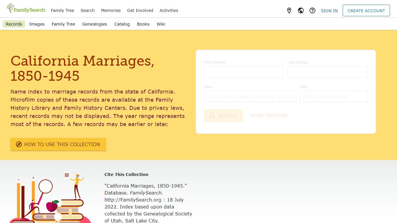 California Marriages, 1850-1945 • FamilySearch